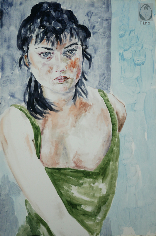oil on canvas - olio su tela di Piro